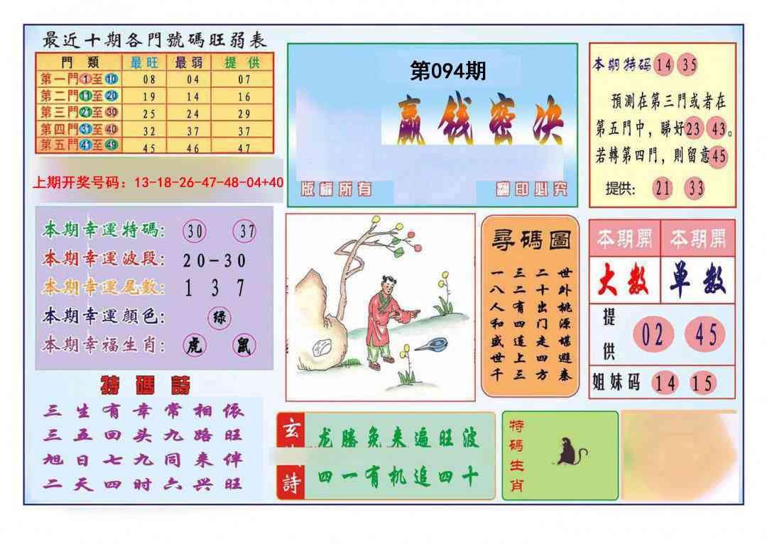 094期九龍赢钱密决(推荐)[图]